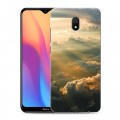 Дизайнерский силиконовый с усиленными углами чехол для Xiaomi RedMi 8A восход