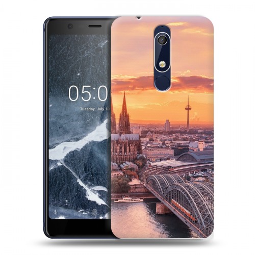 Дизайнерский пластиковый чехол для Nokia 5.1 восход