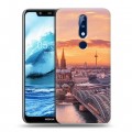 Дизайнерский пластиковый чехол для Nokia 5.1 Plus восход