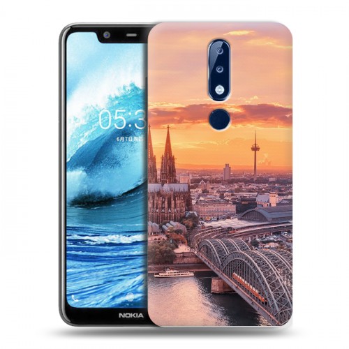 Дизайнерский пластиковый чехол для Nokia 5.1 Plus восход