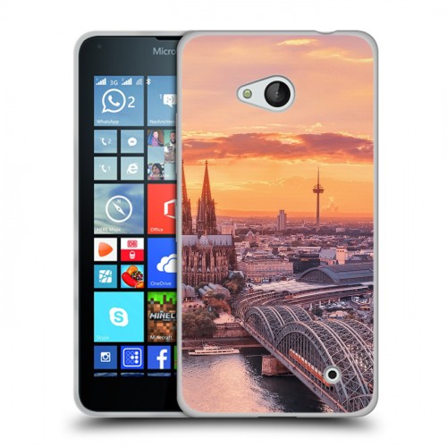 Дизайнерский пластиковый чехол для Microsoft Lumia 640 восход