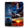 Дизайнерский пластиковый чехол для Nokia 8 восход