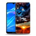 Дизайнерский пластиковый чехол для Huawei Y6 (2019) восход