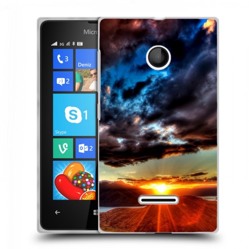 Дизайнерский пластиковый чехол для Microsoft Lumia 435 восход