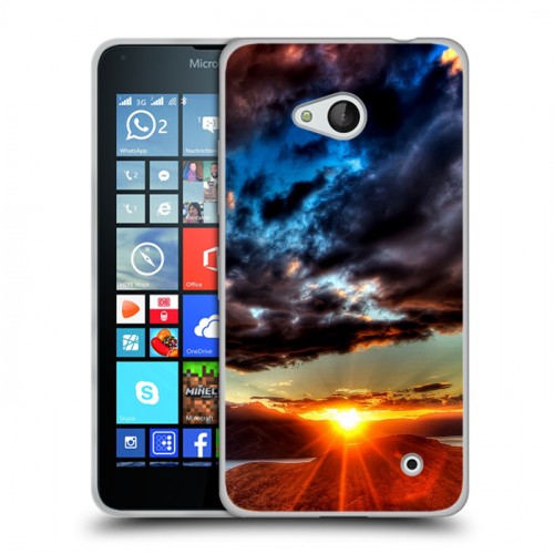 Дизайнерский пластиковый чехол для Microsoft Lumia 640 восход