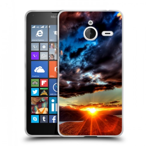 Дизайнерский пластиковый чехол для Microsoft Lumia 640 XL восход