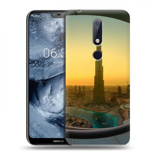 Дизайнерский пластиковый чехол для Nokia 6.1 Plus восход