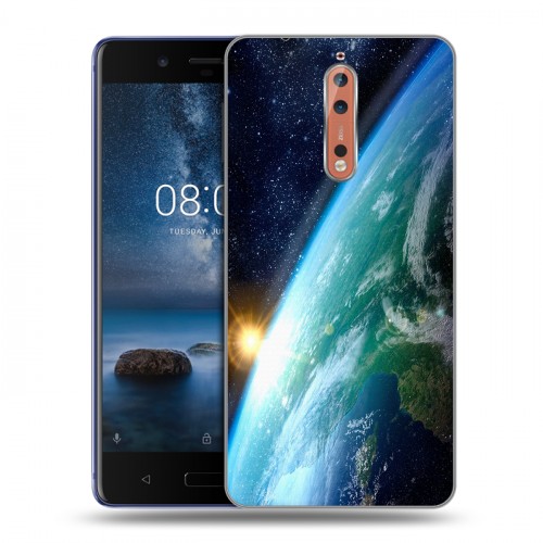 Дизайнерский пластиковый чехол для Nokia 8 восход