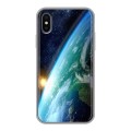 Дизайнерский силиконовый чехол для Iphone x10 восход