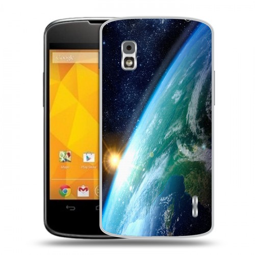 Дизайнерский пластиковый чехол для LG Google Nexus 4 восход