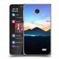 Дизайнерский пластиковый чехол для Nokia X восход