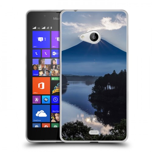 Дизайнерский пластиковый чехол для Microsoft Lumia 540 восход