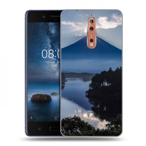 Дизайнерский пластиковый чехол для Nokia 8 восход