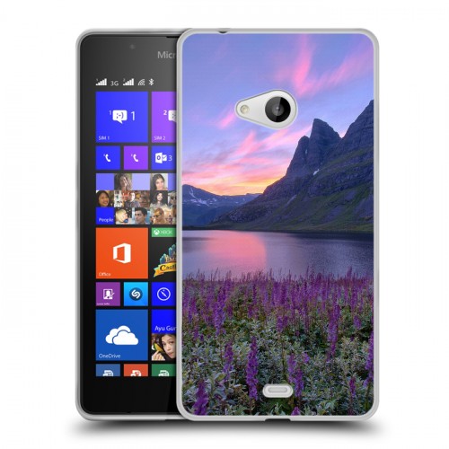 Дизайнерский пластиковый чехол для Microsoft Lumia 540 восход