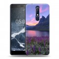 Дизайнерский пластиковый чехол для Nokia 5.1 восход