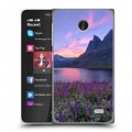 Дизайнерский пластиковый чехол для Nokia X восход