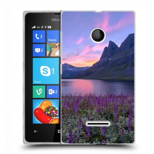 Дизайнерский пластиковый чехол для Microsoft Lumia 435 восход