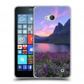 Дизайнерский пластиковый чехол для Microsoft Lumia 640 восход