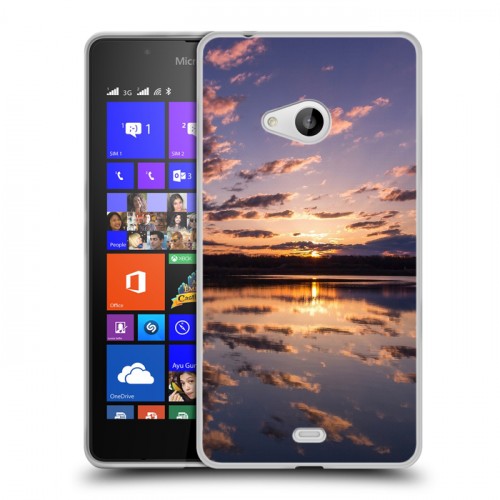 Дизайнерский пластиковый чехол для Microsoft Lumia 540 восход