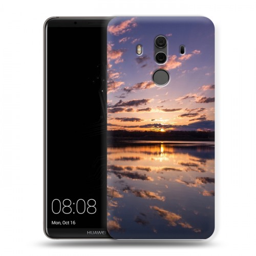 Дизайнерский пластиковый чехол для Huawei Mate 10 Pro восход