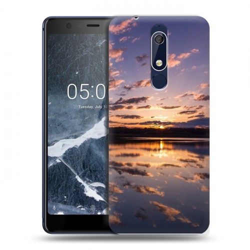 Дизайнерский пластиковый чехол для Nokia 5.1 восход