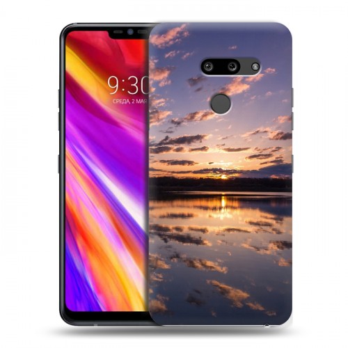 Дизайнерский пластиковый чехол для LG G8 ThinQ восход