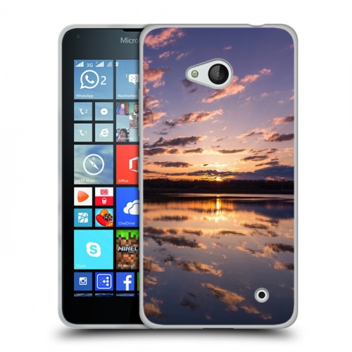 Дизайнерский пластиковый чехол для Microsoft Lumia 640 восход