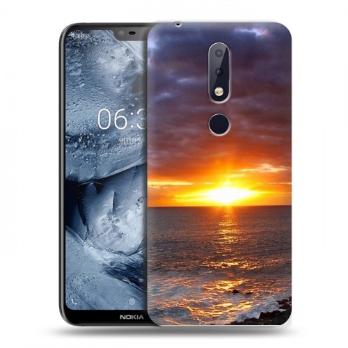 Дизайнерский пластиковый чехол для Nokia 6.1 Plus восход