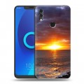 Дизайнерский силиконовый чехол для Alcatel 5V восход