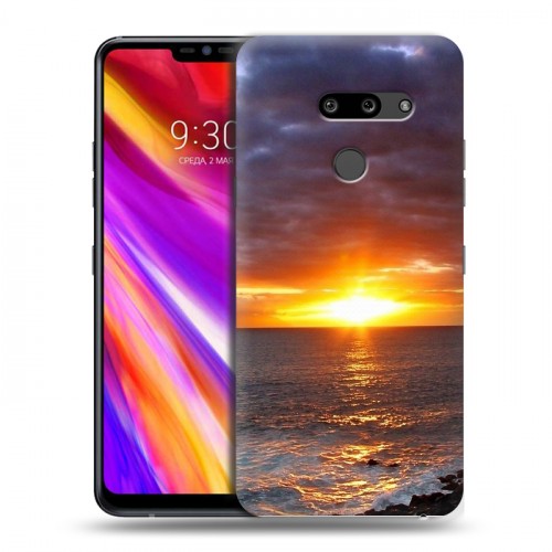 Дизайнерский пластиковый чехол для LG G8 ThinQ восход