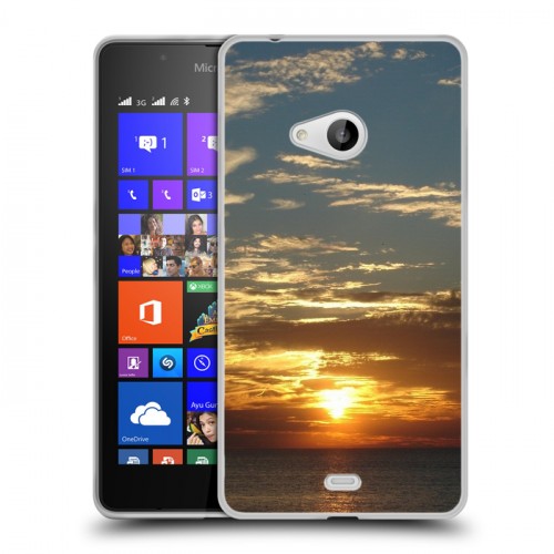 Дизайнерский пластиковый чехол для Microsoft Lumia 540 восход