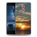 Дизайнерский пластиковый чехол для Nokia 8 восход