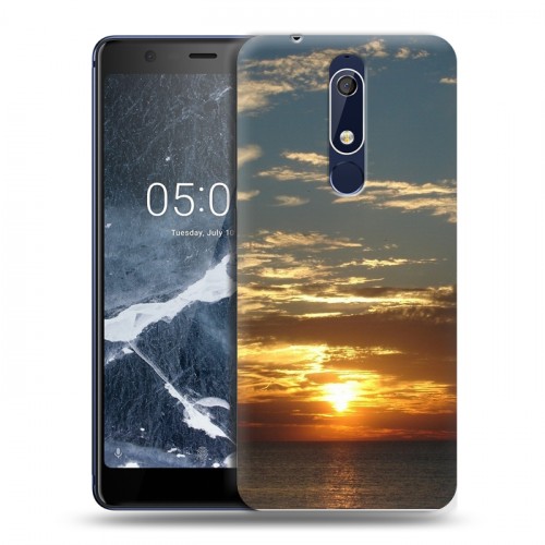 Дизайнерский пластиковый чехол для Nokia 5.1 восход