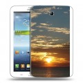 Дизайнерский силиконовый чехол для Samsung Galaxy Tab 3 7.0 восход