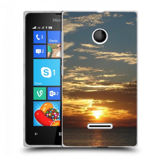 Дизайнерский пластиковый чехол для Microsoft Lumia 435 восход