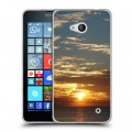 Дизайнерский пластиковый чехол для Microsoft Lumia 640 восход