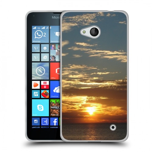 Дизайнерский пластиковый чехол для Microsoft Lumia 640 восход