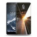 Дизайнерский силиконовый чехол для Nokia 3.1 восход