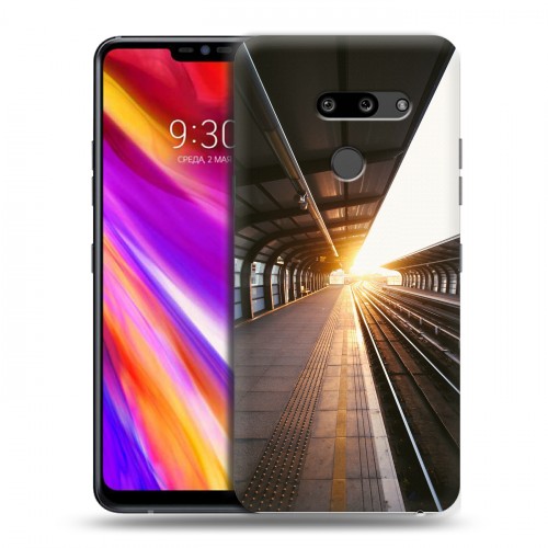 Дизайнерский пластиковый чехол для LG G8 ThinQ восход