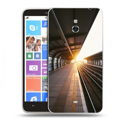 Дизайнерский пластиковый чехол для Nokia Lumia 1320 восход