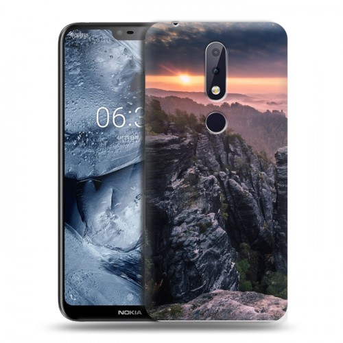 Дизайнерский пластиковый чехол для Nokia 6.1 Plus восход