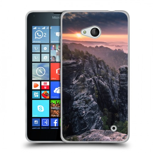 Дизайнерский пластиковый чехол для Microsoft Lumia 640 восход