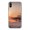 Дизайнерский силиконовый чехол для Iphone x10 восход