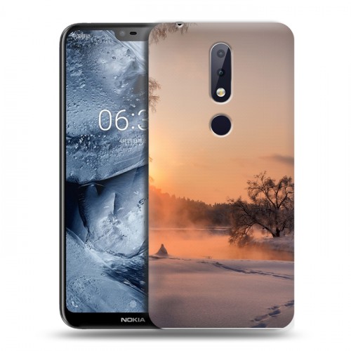 Дизайнерский силиконовый чехол для Nokia 6.1 Plus восход