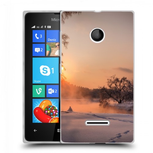 Дизайнерский пластиковый чехол для Microsoft Lumia 435 восход