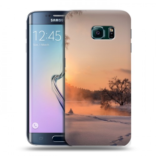 Дизайнерский силиконовый чехол для Samsung Galaxy S6 Edge восход