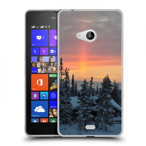 Дизайнерский пластиковый чехол для Microsoft Lumia 540 восход