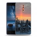 Дизайнерский пластиковый чехол для Nokia 8 восход