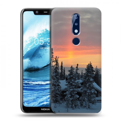 Дизайнерский силиконовый чехол для Nokia 5.1 Plus восход