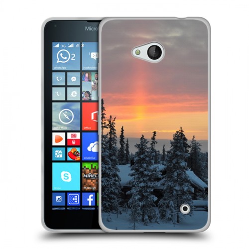 Дизайнерский пластиковый чехол для Microsoft Lumia 640 восход